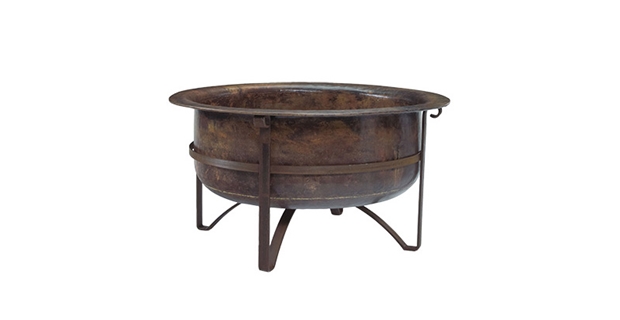 Rustic Acadia Copper Wood Fire Pit | JoPa Outdoor Furniture